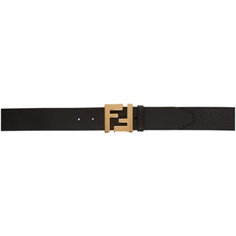 black gold fendi belt|Fendi belt black and grey.